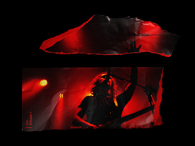 Yuri_2 — Visuals I 0x02 conceptual concert dark design download experimental mock up mockup mockup psd music paper photography poster red torn wrinkles