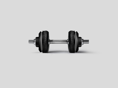 Dumbbell + Headphones