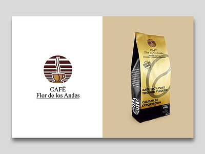 Cafe Flor de los Andes art coffee coffee cup cup design drawing icon illustration illustrator logo minimal plantation sketch typography vector venezuela