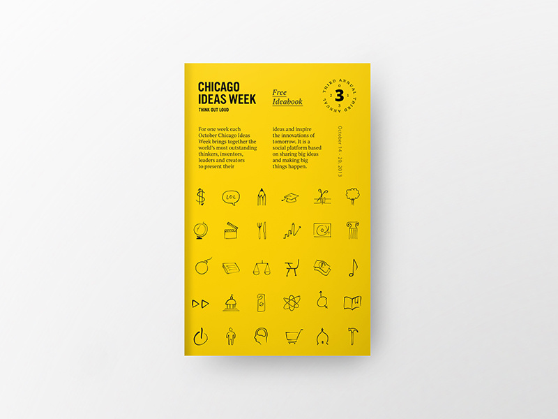Chicago Ideas Week — Promotional Book by Play Studio on Dribbble