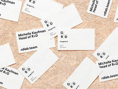 Google R+D - Business cards