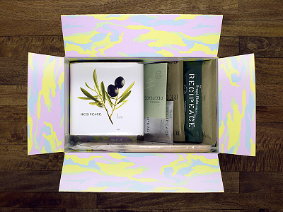 Recipeace Peace Kit - Inside branding casey martin color identity leo burnett logo packaging typography