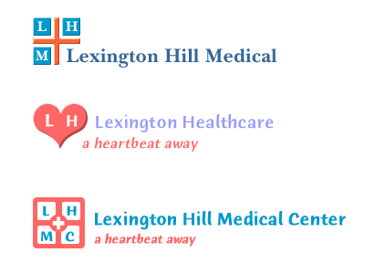 Lexington Hill Medical Logos Dribbble Shot branding healthcare logos logos