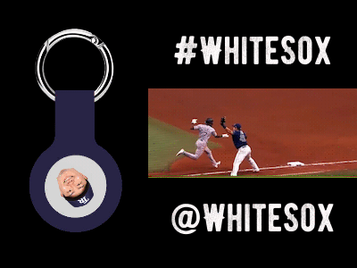 Animation for Chicago White Sox vs Tampa Bay Rays 8/20 Tweet animation chicago white sox gifs social media sports tampa bay rays whitesox