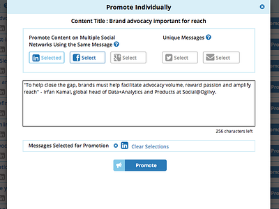 Xmplifi.com Promote Social Networks Individually Modal modals social apps social media