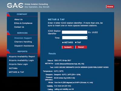 Global Aviation Consulting Website Design airline airport blue red website concept website design websites