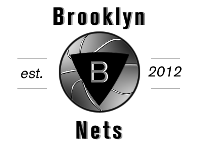 My Take On Brooklyn Nets Logo Dribble Shot