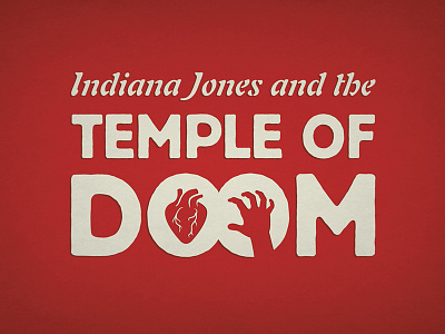 Temple of Doom Title Treatment