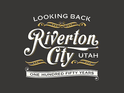 Riverton City Book Cover book cover riverton typography utah