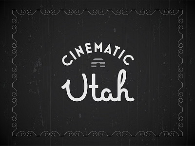 Cinematic Utah Update beehive cinema lettering logo movies salt lake city script signage theater utah villa wordmark