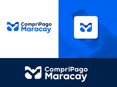 Compri pago maracay app app web design design illustrator logo logotype vector