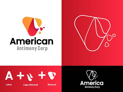 American Corp. branding design illustration logodesign logotype typography vector