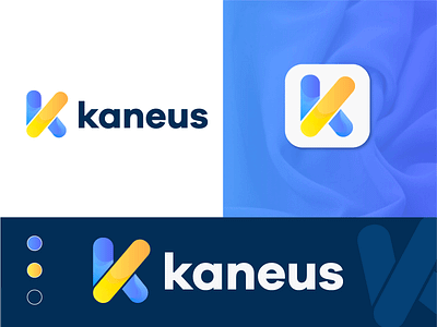 kaneus app color concept creative design illustrator logo logotype typography vector