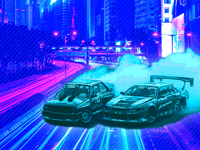 IoT and the Race for the Car of the Future graphic design photoshop posterize