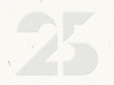 25 Years 25 anniversary custom type numbers type years