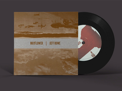 Mayflower/Jeff Rowe Split album ep layout music print vinyl