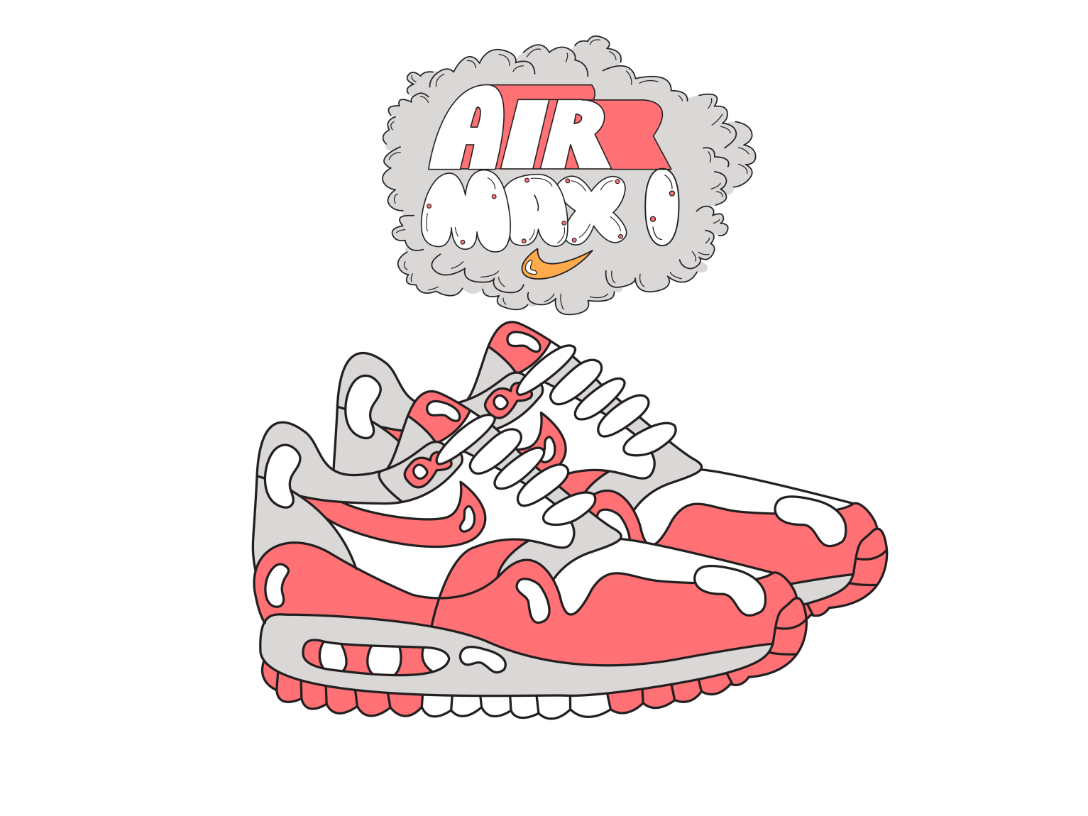 AIR MAX DAY 2019 - Nike Air Max 1 Illustration by F. Baker, III on Dribbble