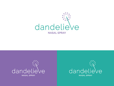 Dandelieve Logo Design 2d app brand identity branding design flat logo logo design minimal mobile mobile app typography ui ux vector