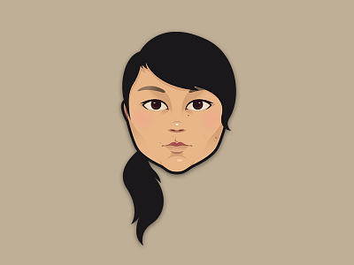 Self Portrait illustration portrait vector