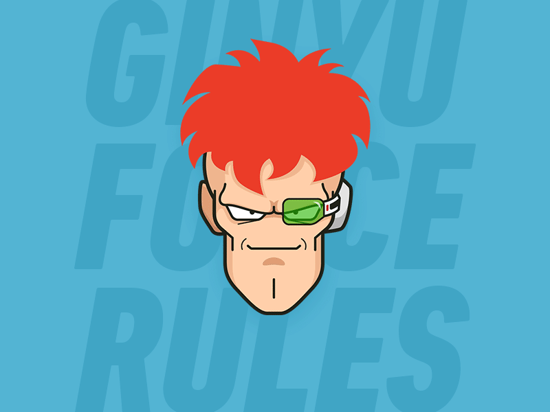 Ginyu Force Rules dbz illustration vector