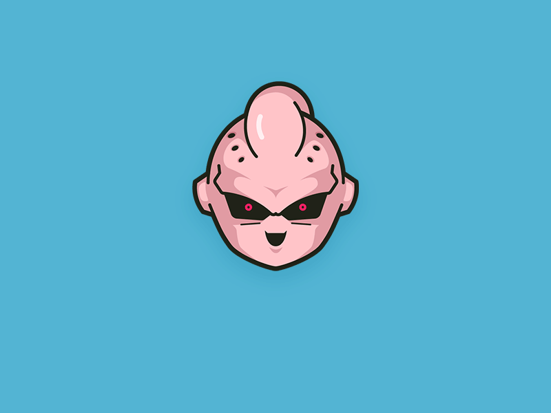 Majin Buus dbz dragonball illustration vector