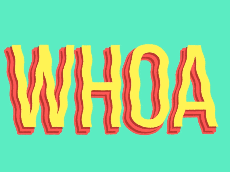 Whoa after effects design motion graphics text animation