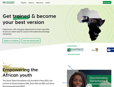 NGO Website design landing page ngo ui ux