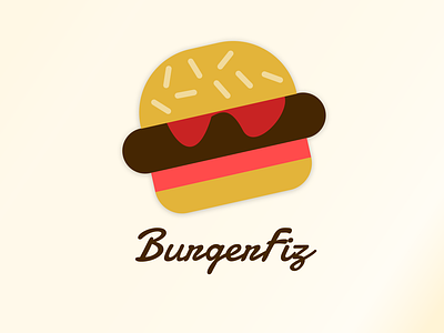 Burgerfiz branding design food geometric design logo design