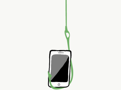 Hooked disconnect hooked illustration phone tech unplug vector