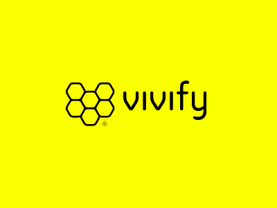 VIVIFY app brand identity branding branding design design honey honey bee honeybee icon illustration rema typography vector