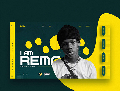 REMA Landing Page Concept design landing rema rema ui ui design uidesign uiux ux web