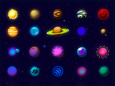 Space Colonizers | Planets earth galaxy game jupiter mars mercury neptune planets saturn space sun venus