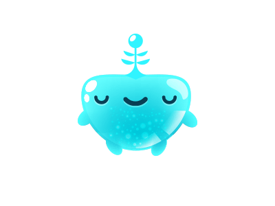 Blob Monster blob bubble character drop game illustration ios monster vector