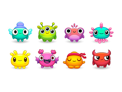 GooGoo Monsters / Character Design: GooGoos