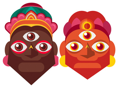 Hindu hindu illustration vector