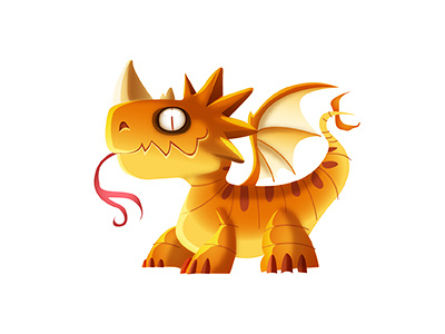 Save The King Cards | Desert Dragon cards character design desert dragon game art icon monster reptile sand