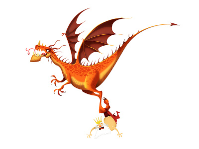 Save the King | Valacar character design dragon fantasy illustration medieval