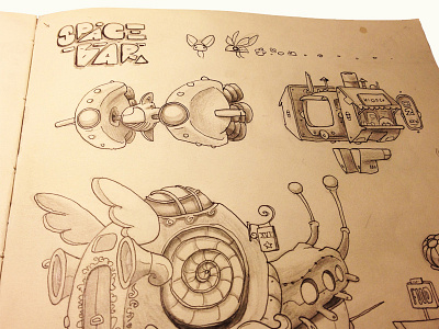 Spaceship sketches