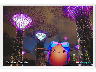Cebolla @ Singapore asia cebolla nomade character design illustration onion photography singapore south east asia travel vector