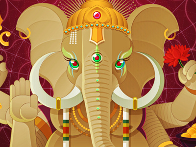 Ganesha | Animal Gods elephant ganesh ganesha god hindu illustration india vector