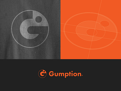 Gumption logo exploration brand mark chameleon clarance icon logo