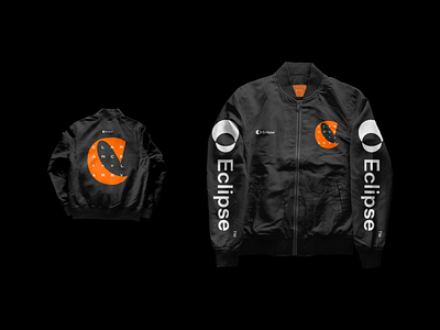 Eclipse Bomber Jacket brand identity branding clarance design logo