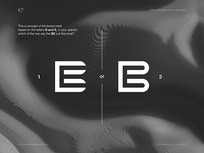 B&E based logo concept be be logo brand identity branding clarance daily ui design illustration logo