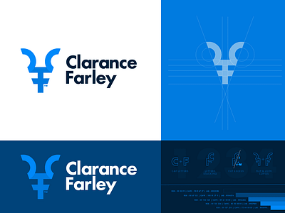 Personal brand brand brand identity clarance farley graphic design logo