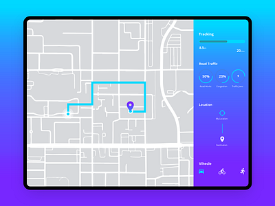 #DailyUI Day #020 Location Tracker daily 100 challenge daily ui design ui