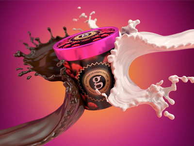 3d Yogourt Cgi Astorza Dribbble 3d astorza barcelona illustration realistic