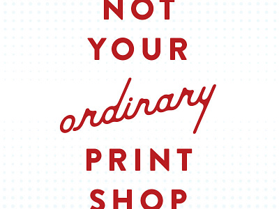 Print Shop Type typography