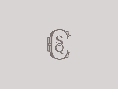 CS V2. branding monogram typography