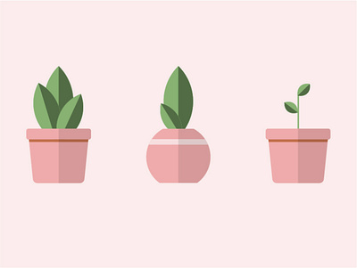 Just because plants illustration plants