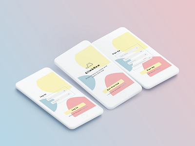 Climb Now ios mobile signup ui challenge